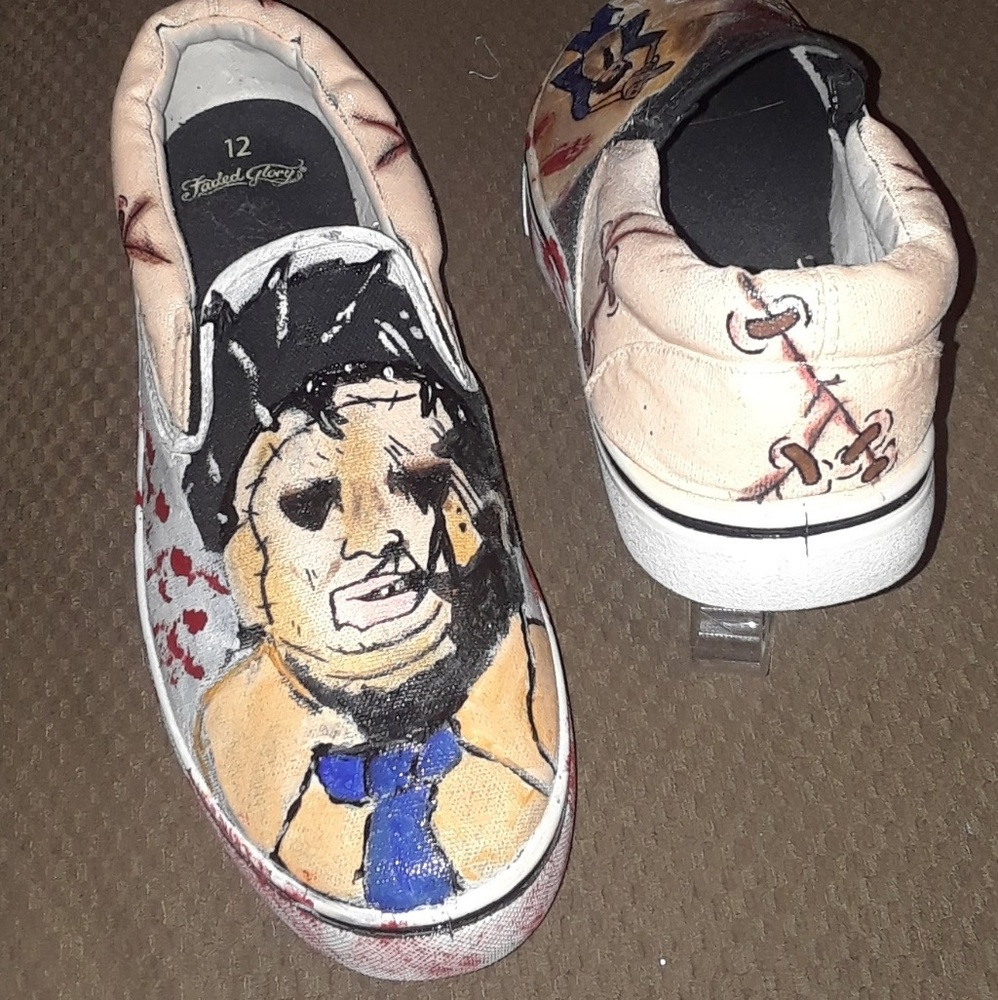 Texas chainsaw massacre custom shoes